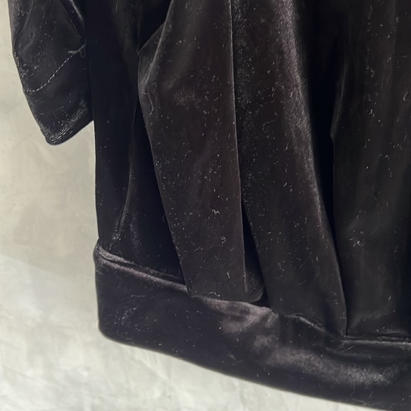 H Halston Open-Front Velvet 3/4 Sleeve Jacket. NWT - Picture 8 of 8